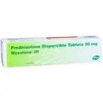 Prednisolone dispersible tablets 20 mg (Generic Deltasone)