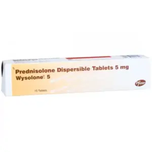 Prednisolone dispersible tablets 5 mg (Generic Deltasone)